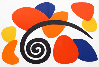 Alexander Calder, Composition, Derrire Le Miroir, Lithograph
