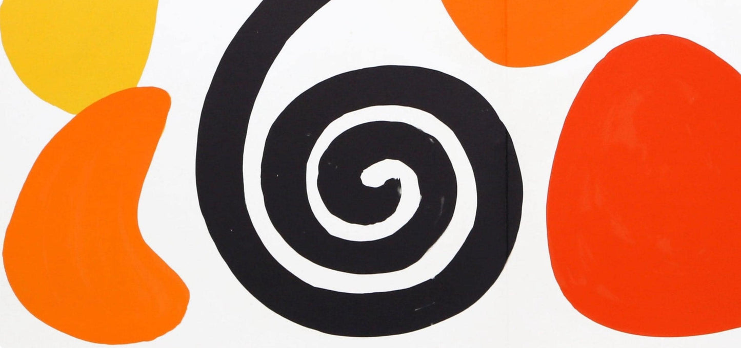 Alexander Calder, Composition, Derrire Le Miroir, Lithograph