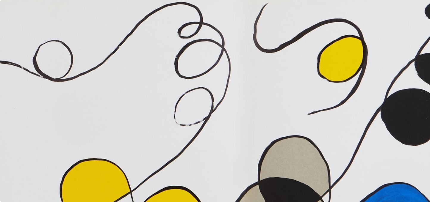 Alexander Calder, Composition, Derrire Le Miroir, Lithograph