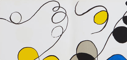 Alexander Calder, Composition, Derrire Le Miroir, Lithograph