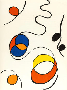 Alexander Calder, Composition, Derrire Le Miroir, Lithograph