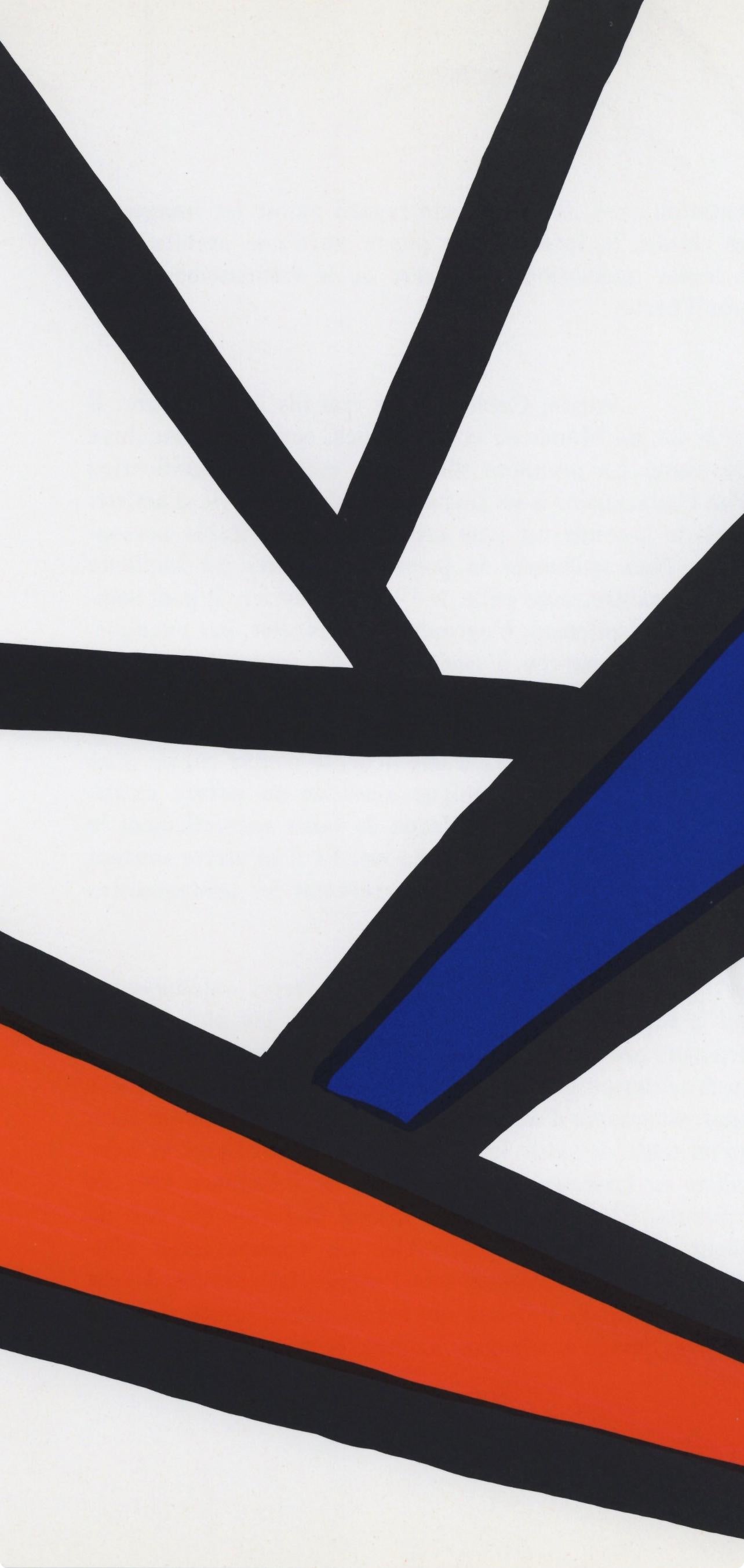 Alexander Calder, Composition, Derrire Le Miroir, Lithograph