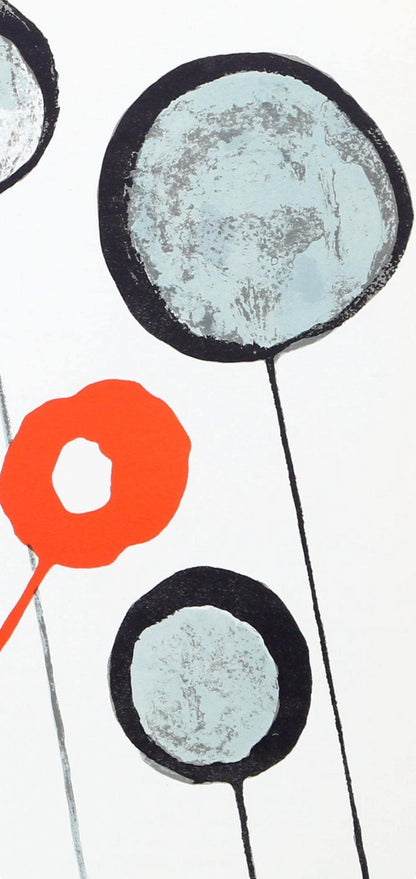 Alexander Calder, Composition, Derrire Le Miroir, Lithograph