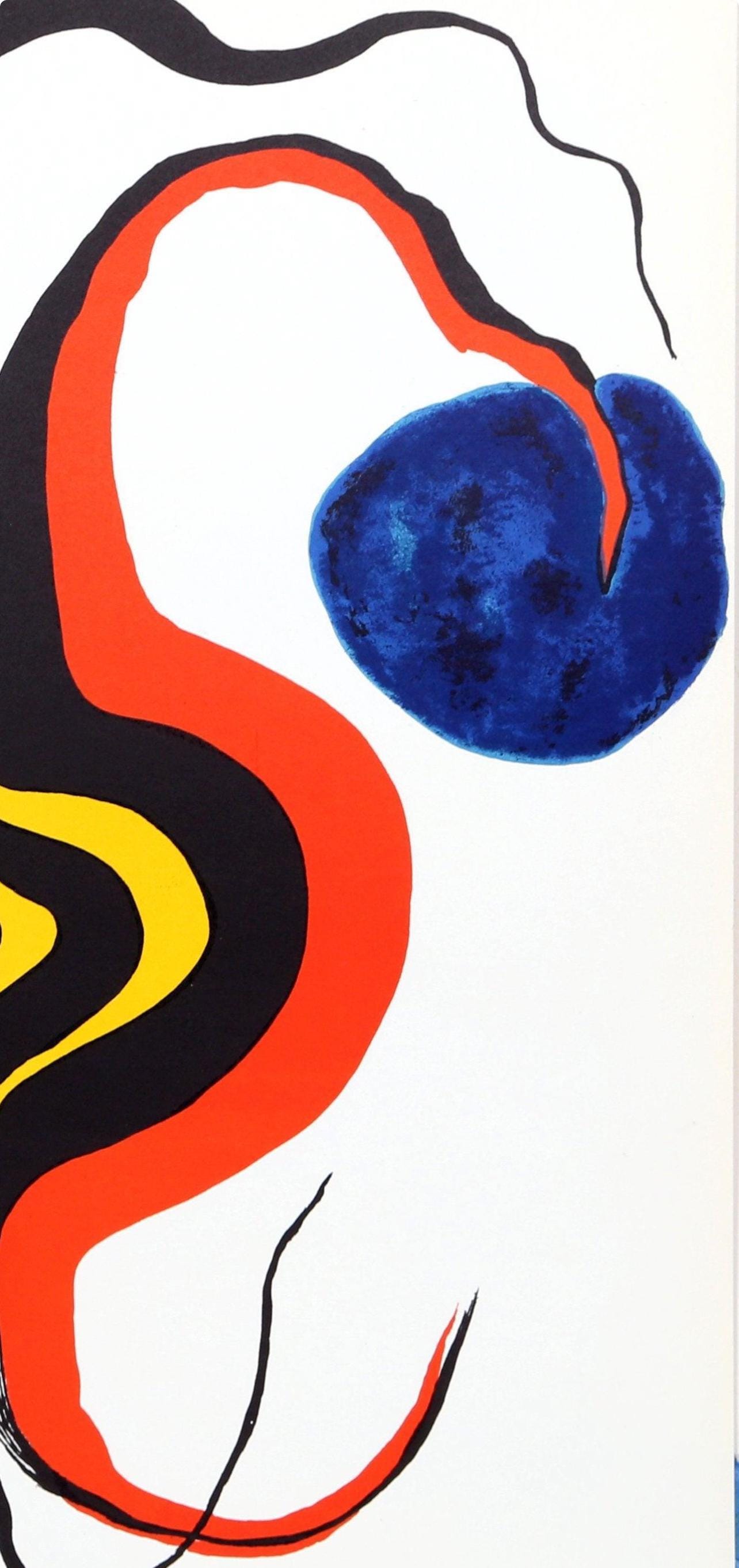 Alexander Calder, Composition, Derrire Le Miroir, Lithograph