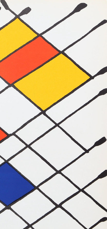 Alexander Calder, Composition, Derrire Le Miroir, Lithograph