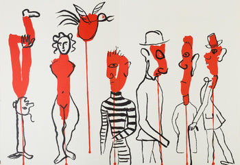 Alexander Calder, Composition, Derrire Le Miroir, Lithograph