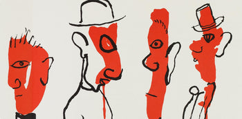 Alexander Calder, Composition, Derrire Le Miroir, Lithograph