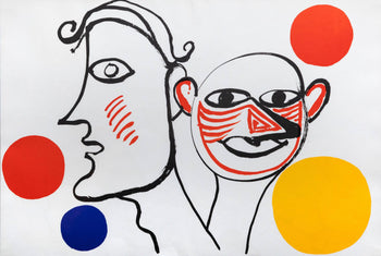 Alexander Calder, Composition, Derrire Le Miroir, Lithograph