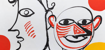 Alexander Calder, Composition, Derrire Le Miroir, Lithograph