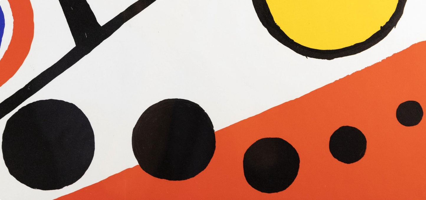 Alexander Calder, Composition, Derrire Le Miroir, Lithograph
