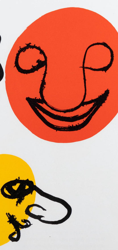 Alexander Calder, Composition, Derrire Le Miroir, Lithograph