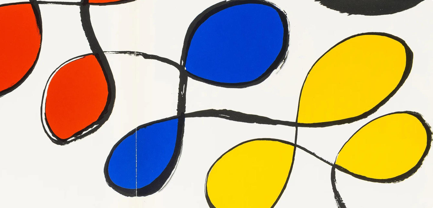Alexander Calder, Composition, Derrire Le Miroir, Lithograph