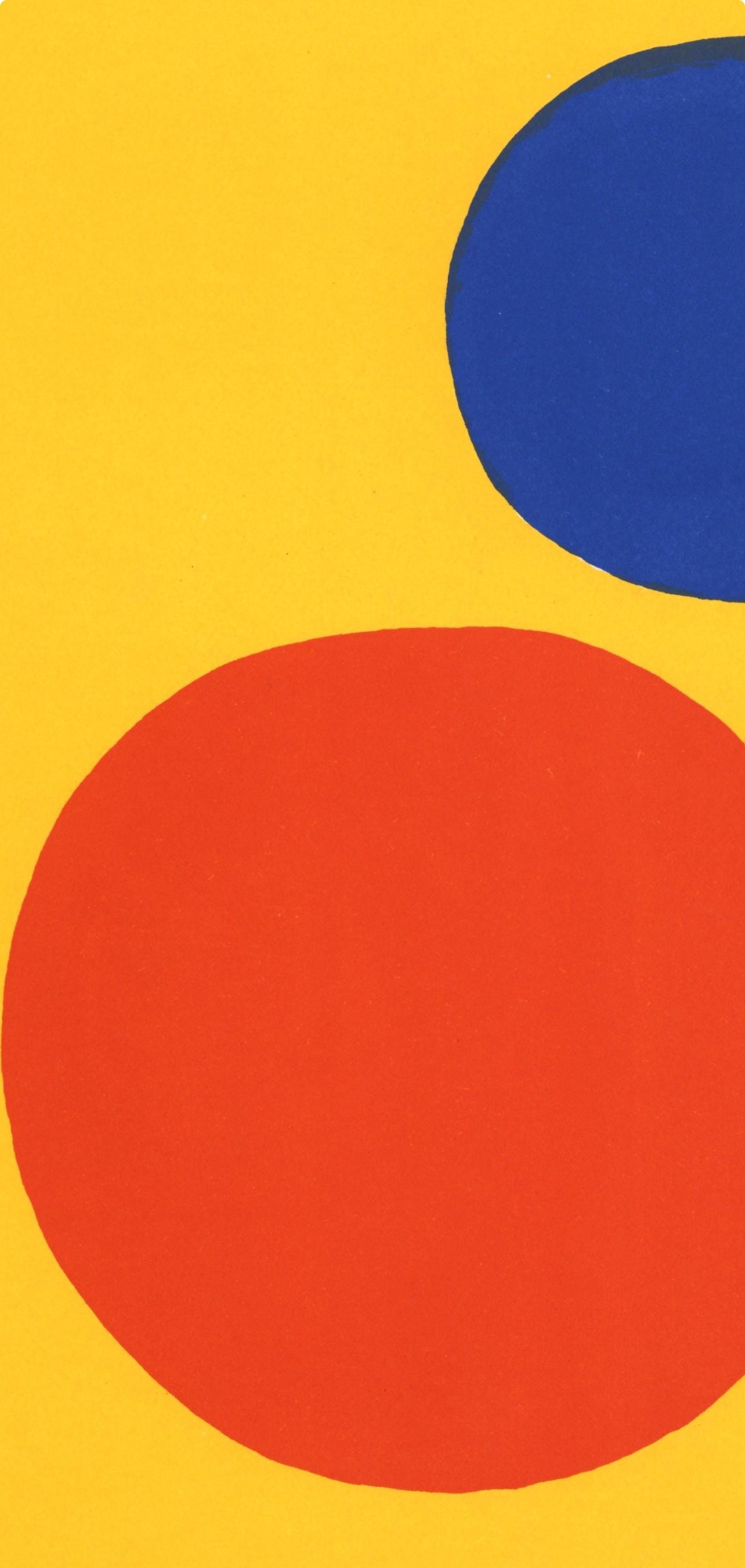 Alexander Calder, Composition, Derrire Le Miroir, Lithograph