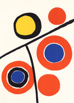 Alexander Calder, Composition, Derrire Le Miroir, Lithograph
