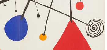 Alexander Calder, Composition, Derrire Le Miroir, Lithograph