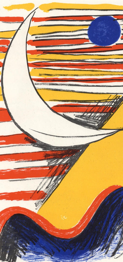 Alexander Calder, Composition, Derrire Le Miroir, Lithograph