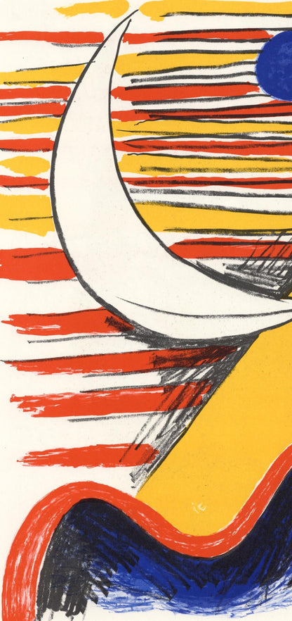 Alexander Calder, Composition, Derrire Le Miroir, Lithograph