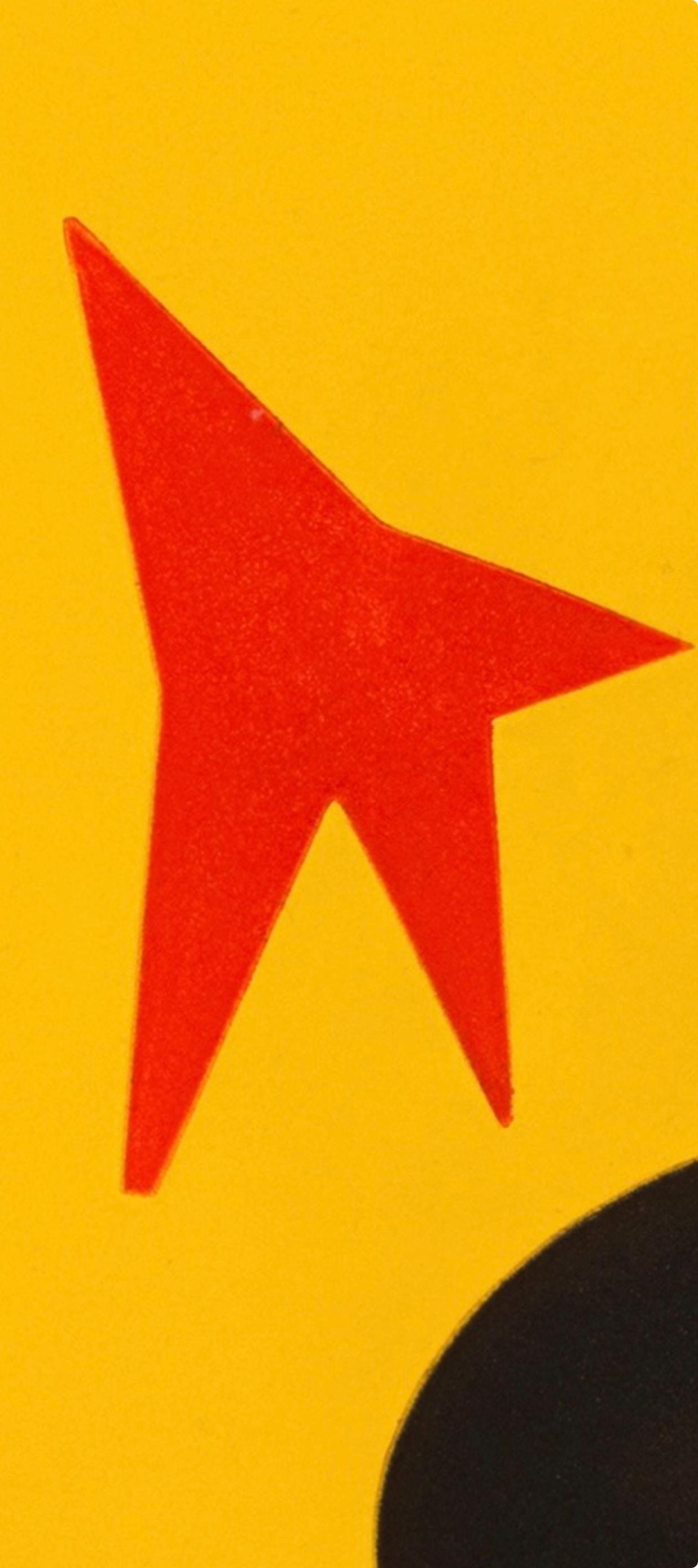 Alexander Calder, Composition, Derrire Le Miroir, Lithograph