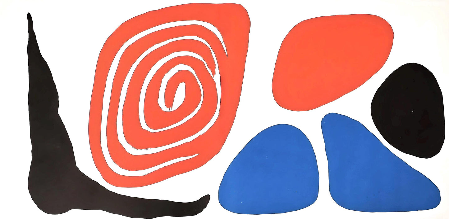 Alexander Calder, Composition, Derrire Le Miroir, Lithograph