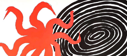 Alexander Calder, Composition, Derrire Le Miroir, Lithograph