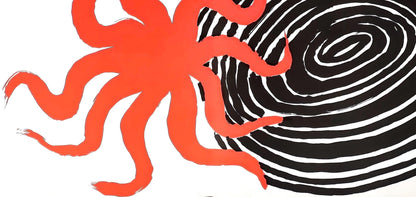 Alexander Calder, Composition, Derrire Le Miroir, Lithograph