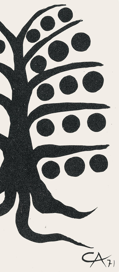 Alexander Calder, Composition, Derrire Le Miroir, Lithograph