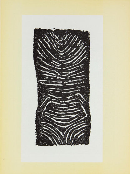 Raoul Ubac, Composition, Derrire Le Miroir, Lithograph
