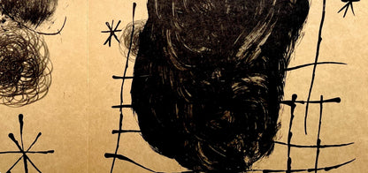 Joan Mir, Composition (Cramer 102; Mourlot 428-449), Derrire Le Miroir, Lithograph