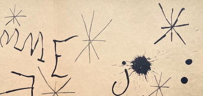 Joan Mir, Composition (Cramer 102; Mourlot 428-449), Derrire Le Miroir, Lithograph