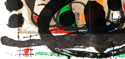 Joan Mir, Composition (Cramer 102; Mourlot 428-449), Derrire Le Miroir, Lithograph