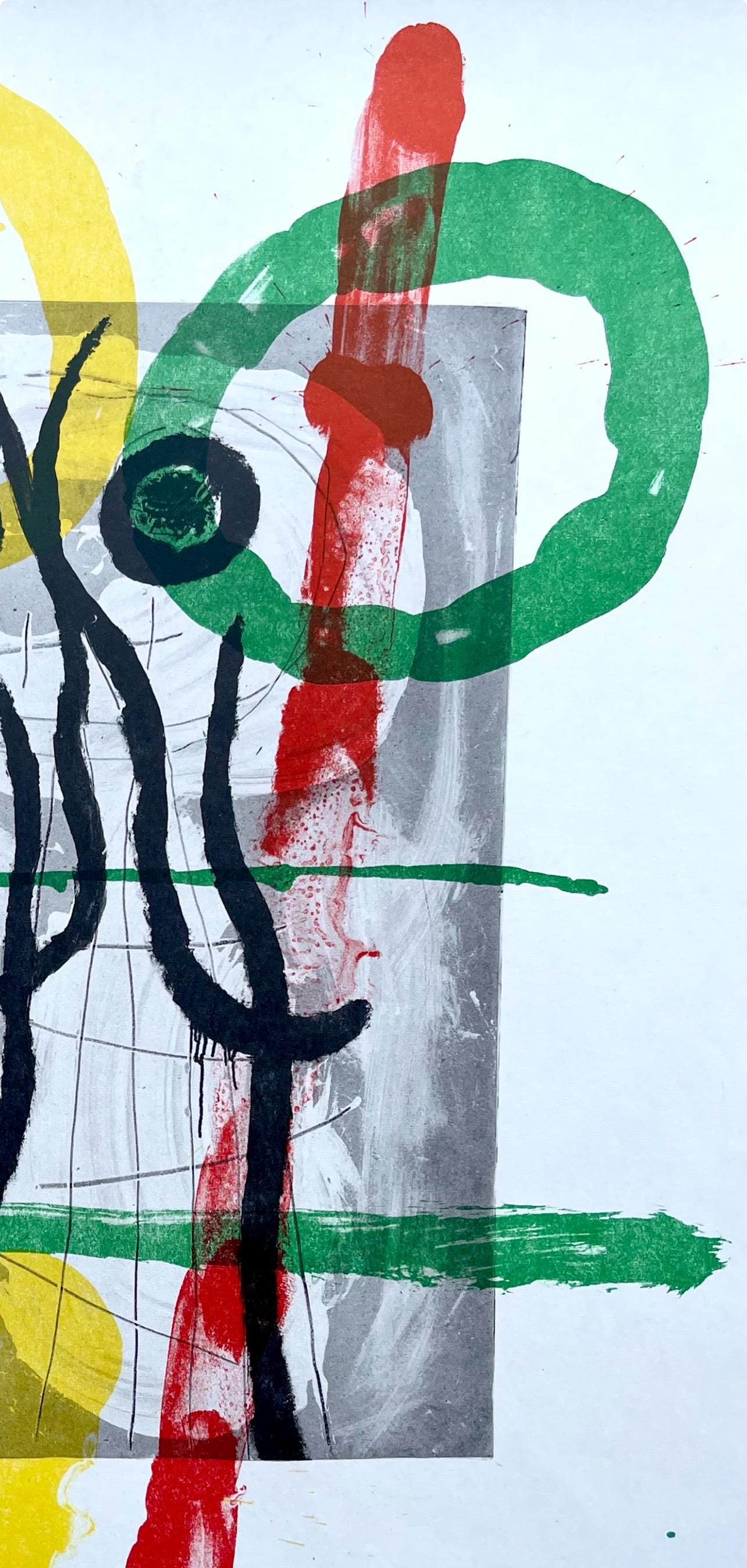 Joan Mir, Composition (Cramer 102; Mourlot 428-449), Derrire Le Miroir, Lithograph