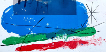 Joan Mir, Composition (Cramer 102; Mourlot 428-449), Derrire Le Miroir, Lithograph