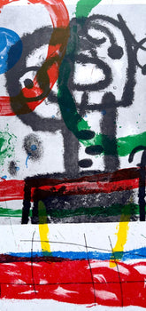 Joan Mir, Composition (Cramer 102; Mourlot 428-449), Derrire Le Miroir, Lithograph