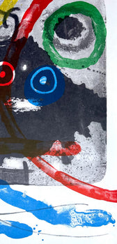 Joan Mir, Composition (Cramer 102; Mourlot 428-449), Derrire Le Miroir, Lithograph