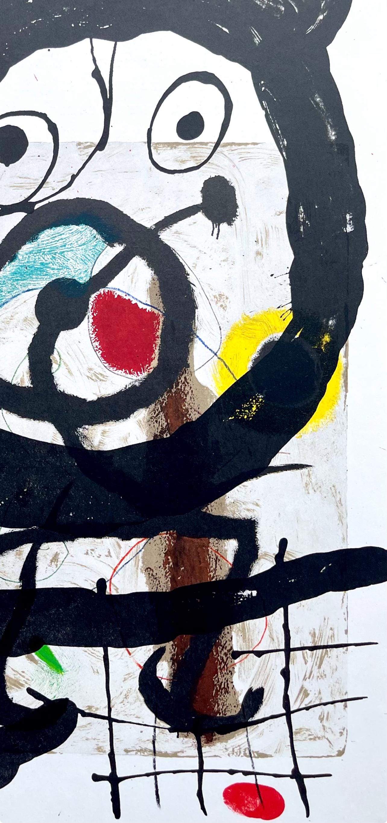 Joan Mir, Composition (Cramer 102; Mourlot 428-449), Derrire Le Miroir, Lithograph