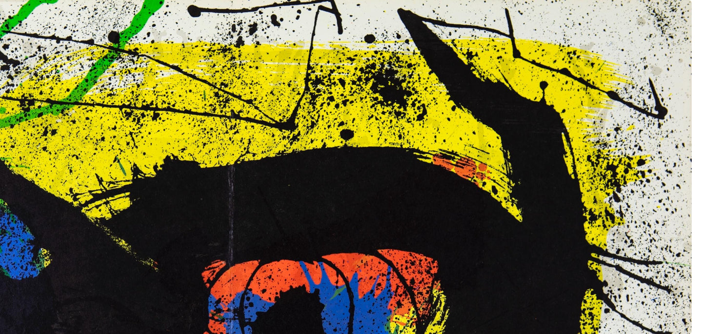 Joan Mir, Composition (Cramer 239; Mourlot 890), Derrire Le Miroir, Lithograph