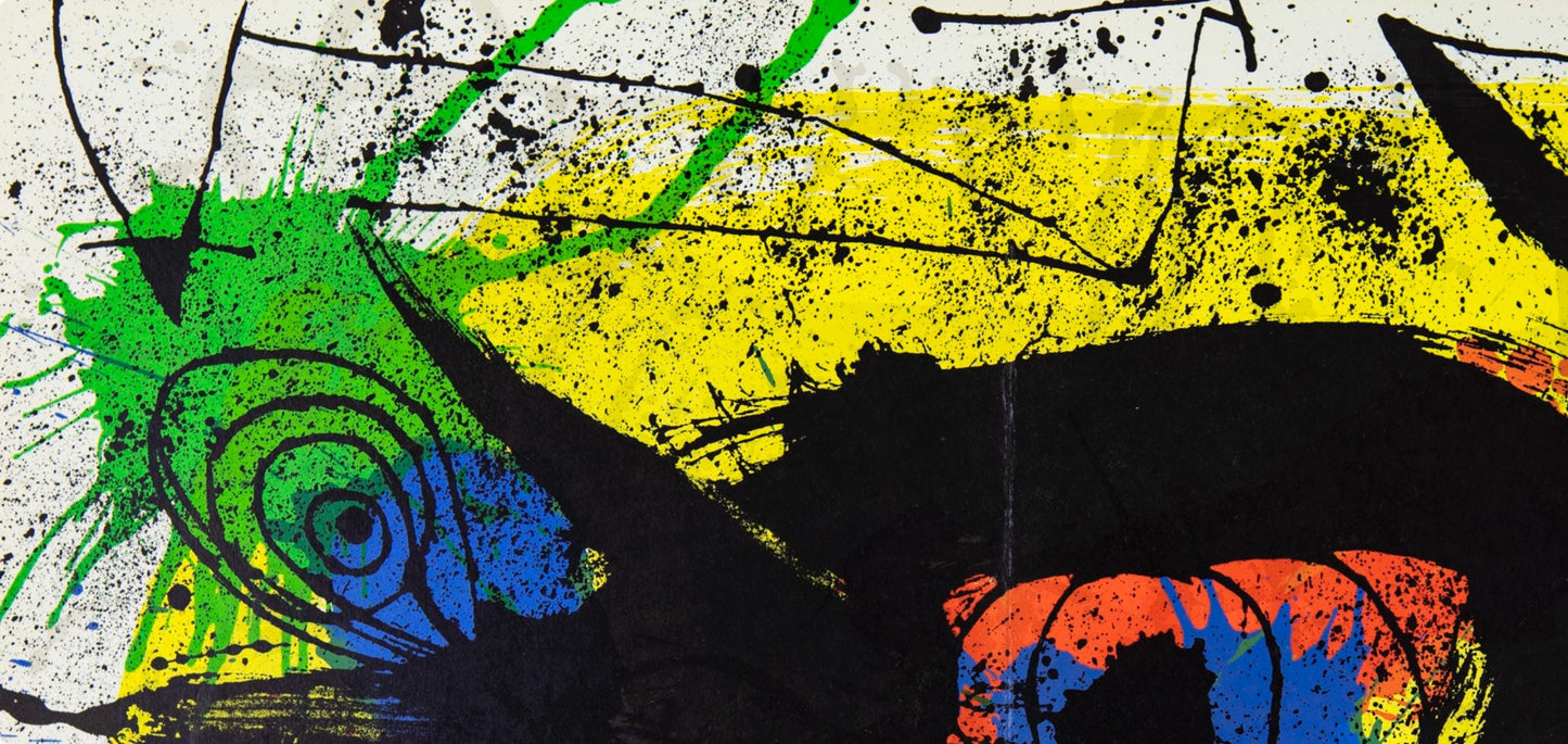 Joan Mir, Composition (Cramer 239; Mourlot 890), Derrire Le Miroir, Lithograph