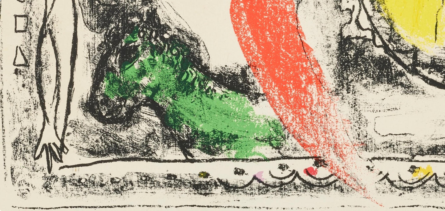Marc Chagall, Composition (Mourlot 411; Cramer 59), Derrire Le Miroir, Lithograph