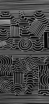 Victor Vasarely, Composition, Ondulatoires, Hliogravure