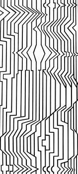 Victor Vasarely, Composition, Ondulatoires, Hliogravure