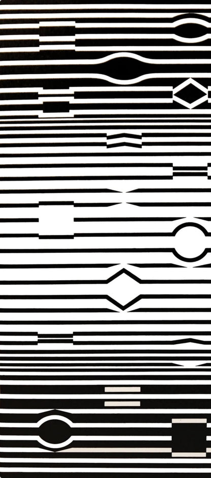 Victor Vasarely, Composition, Ondulatoires, Hliogravure