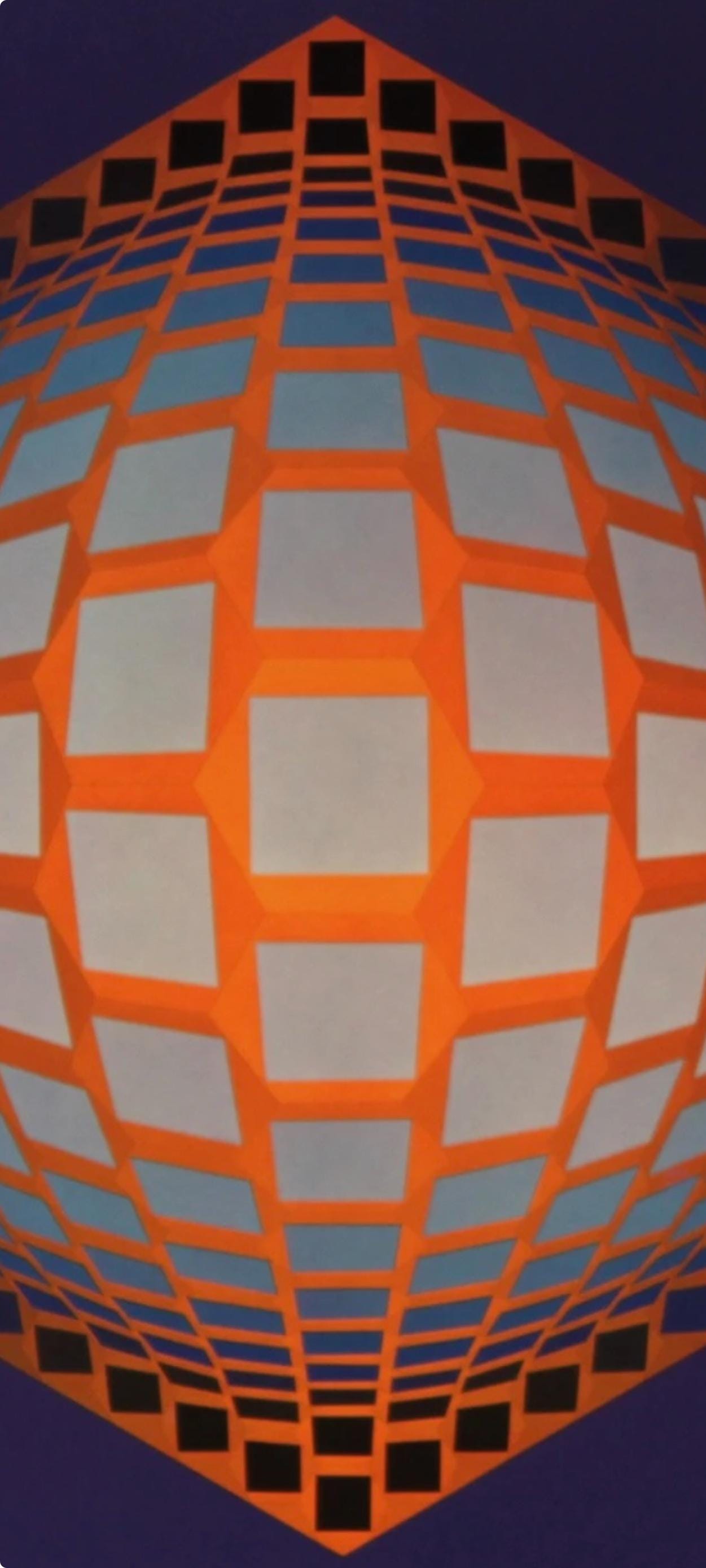 Victor Vasarely, Composition, Hexagone, Hliogravure