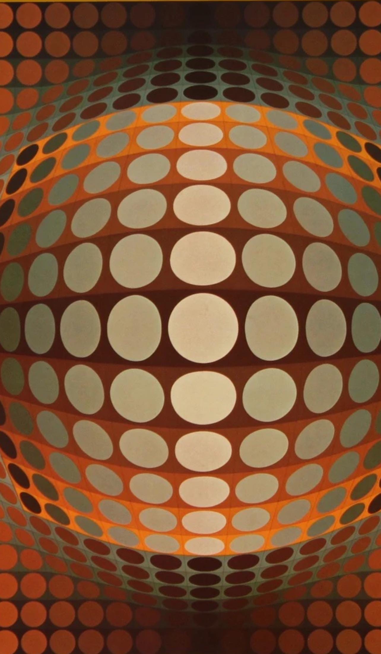 Victor Vasarely, Composition, Damier, Hliogravure