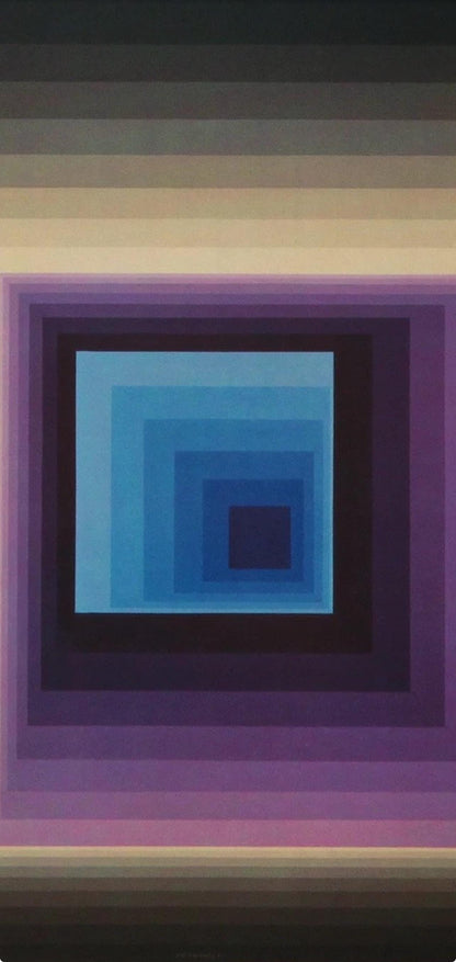 Victor Vasarely, Composition, Damier, Hliogravure