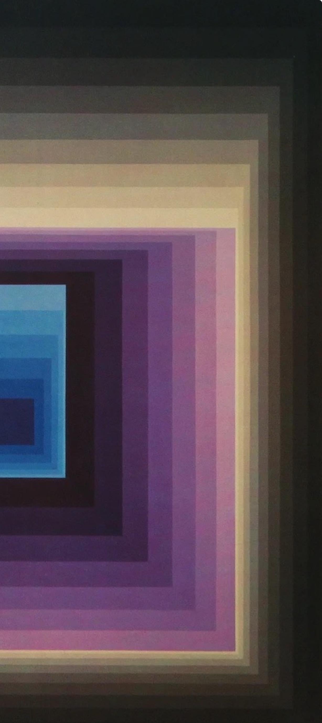 Victor Vasarely, Composition, Damier, Hliogravure