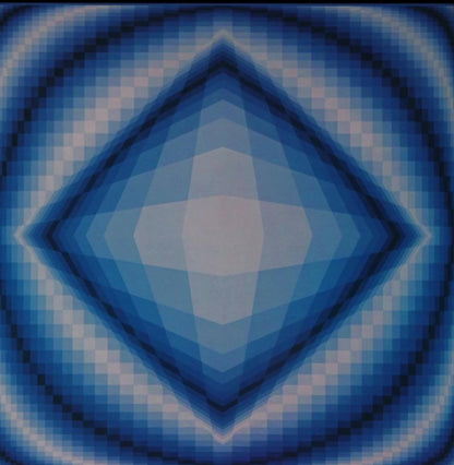 Victor Vasarely, Composition, Octogone, Hliogravure