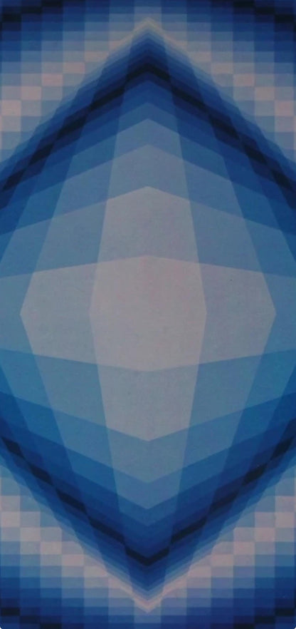 Victor Vasarely, Composition, Octogone, Hliogravure