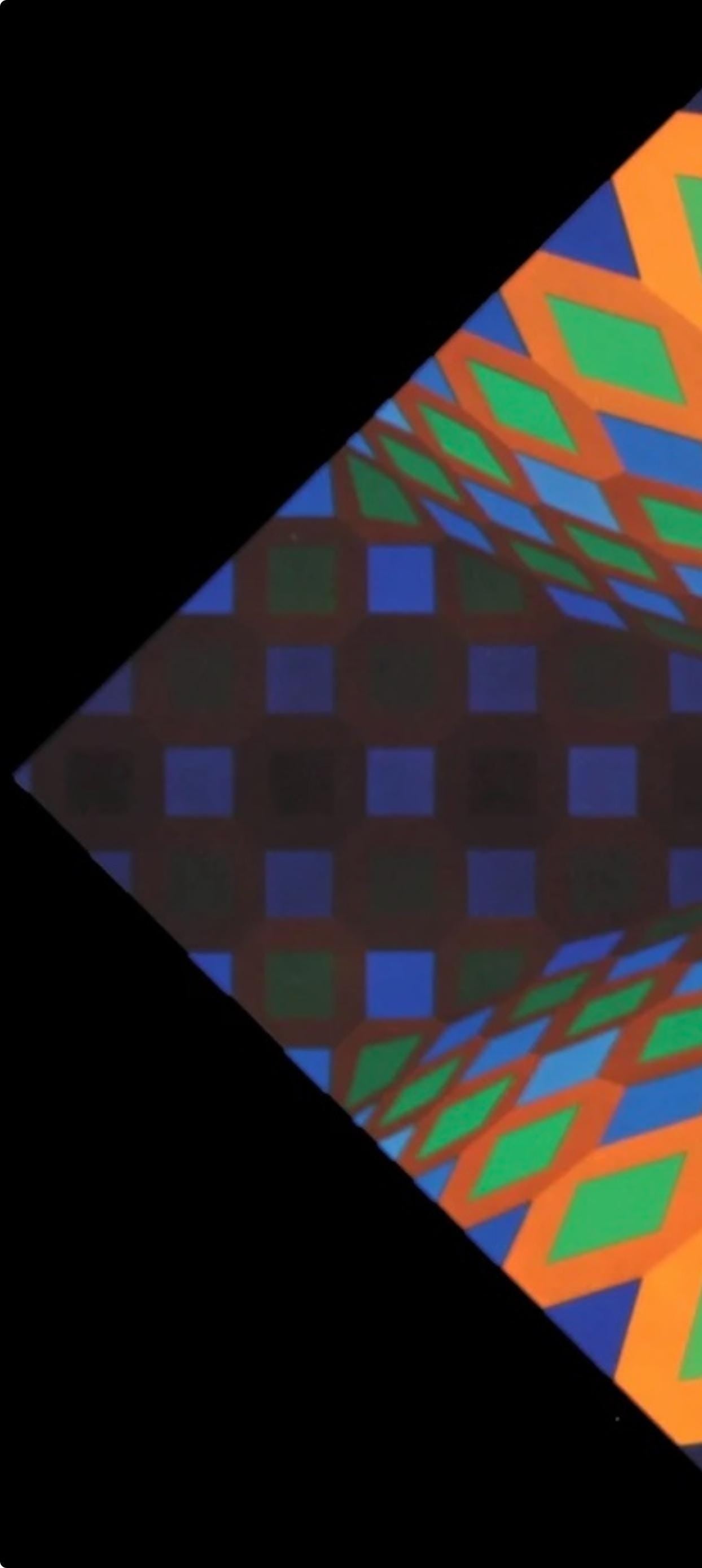 Victor Vasarely, Composition, Octogone, Hliogravure