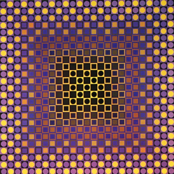 Victor Vasarely, Composition, Folklore Plantaire, Hliogravure