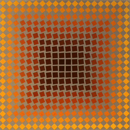 Victor Vasarely, Composition, Cta 102, Hliogravure